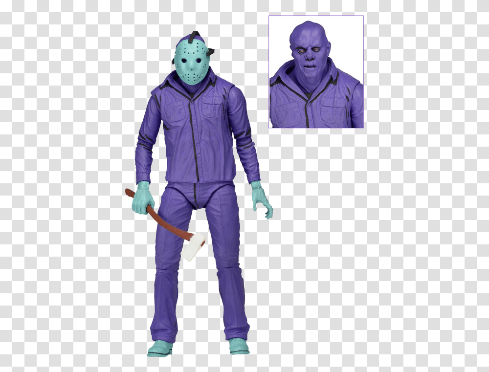 Friday The 13th 7 Jason Video Game Figure Neca Video Game Jason, Person, Clothing, Sleeve, Long Sleeve Transparent Png