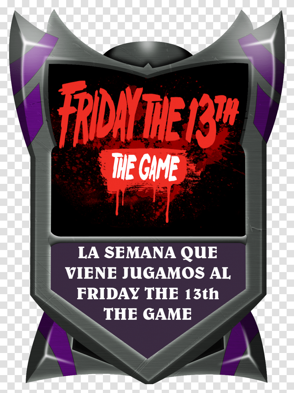 Friday The 13th Game Poster, Word, Advertisement, Paper Transparent Png