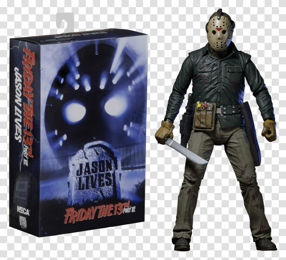 Friday The 13th Jason Action Figure Neca Part 6 Jason, Person, Human, Ninja, Helmet Transparent Png