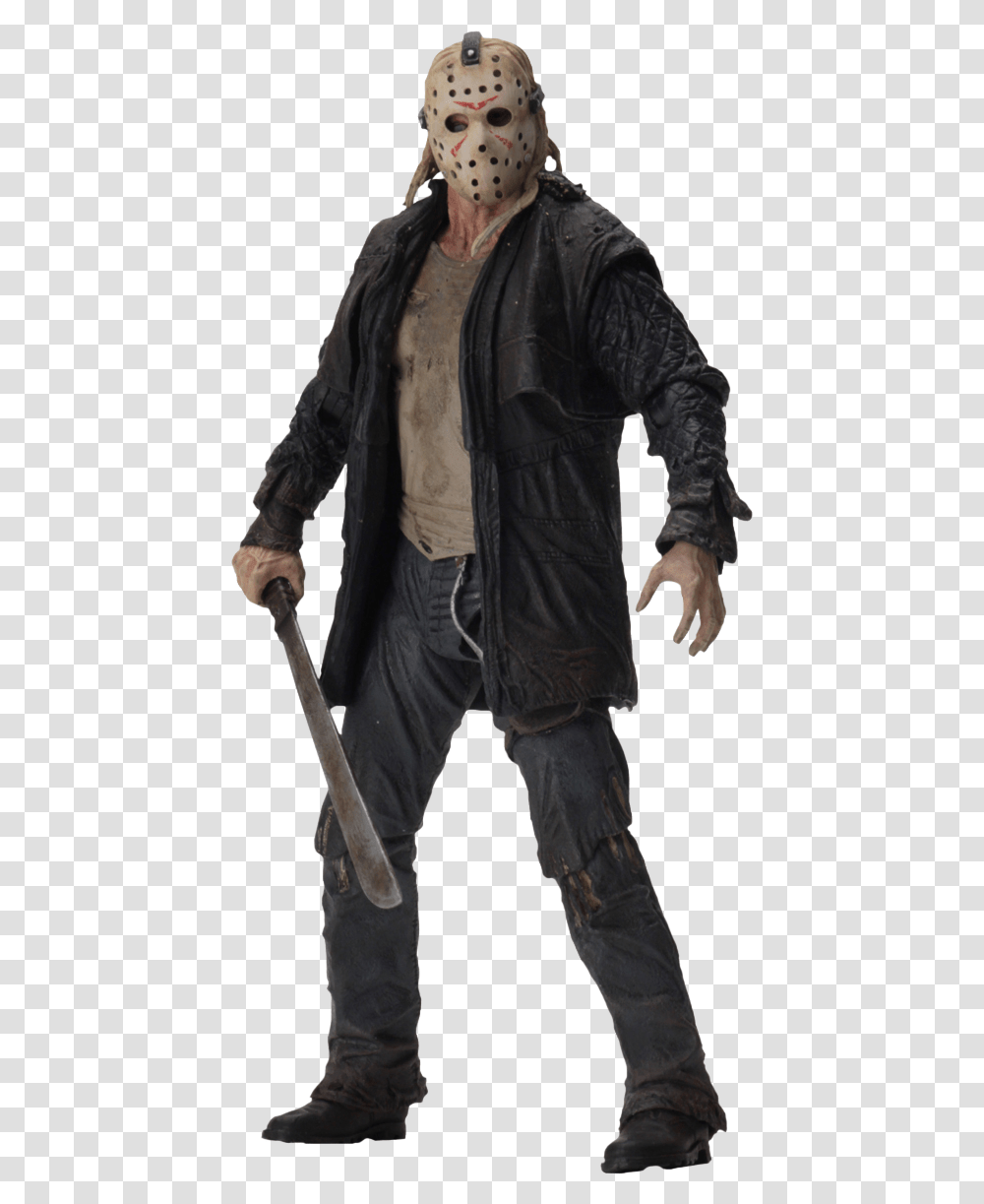 Friday The 13th Ultimate Jason Voorhees 7 Inch Figure, Apparel, Jacket, Coat Transparent Png