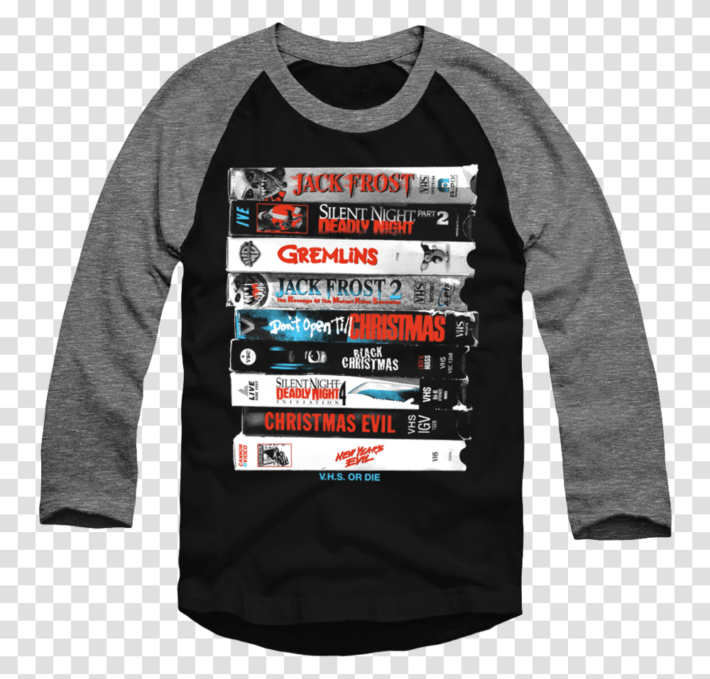 Friday The 13th Vhs Shirt, Apparel, Sleeve, Long Sleeve Transparent Png
