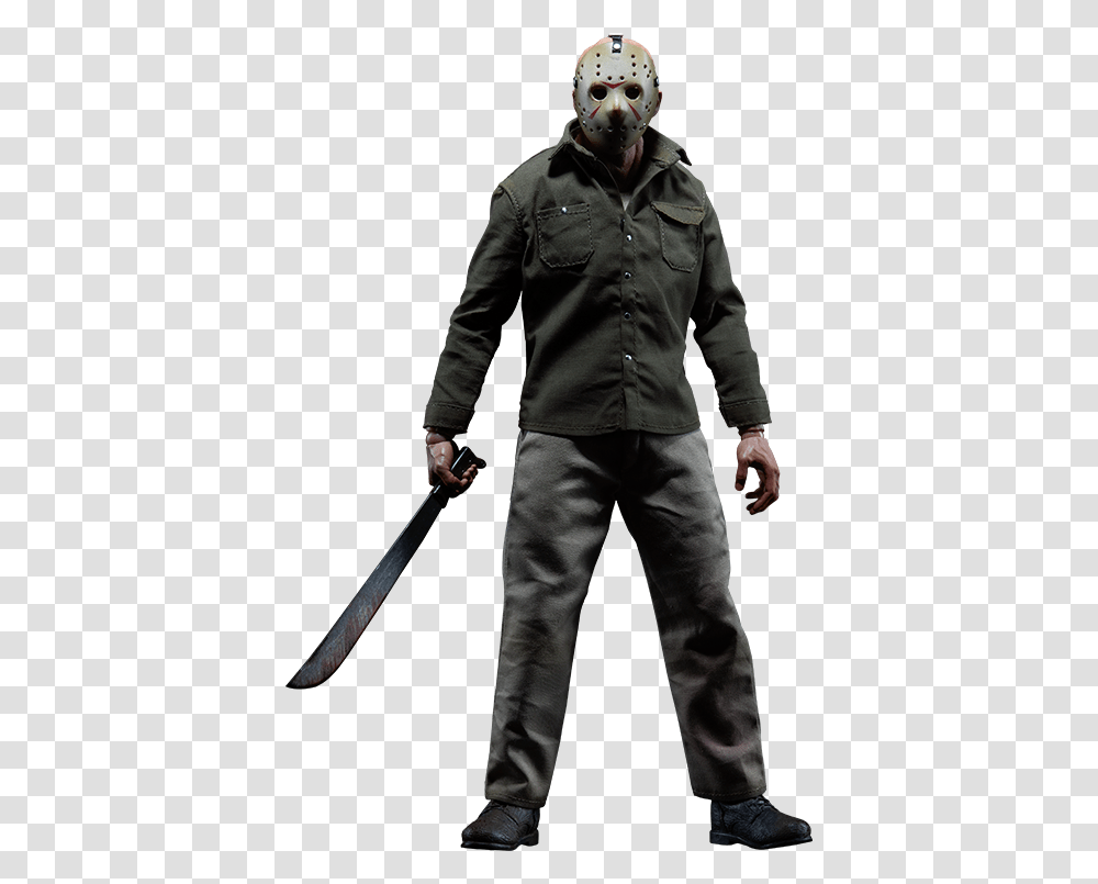 Friday The Jason Voorhees Sixth Scale Figure, Person, Pants, Duel Transparent Png