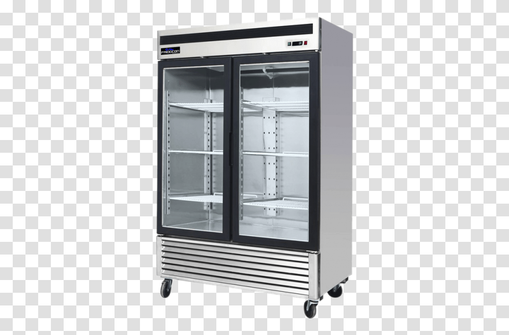 Fridgcon F R G Atosa 2 Door Glass Freezer, Appliance, Refrigerator, Home Decor Transparent Png