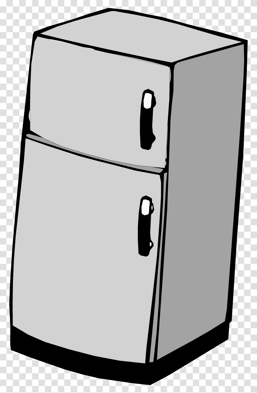 Fridge Clipart, Appliance, Refrigerator Transparent Png
