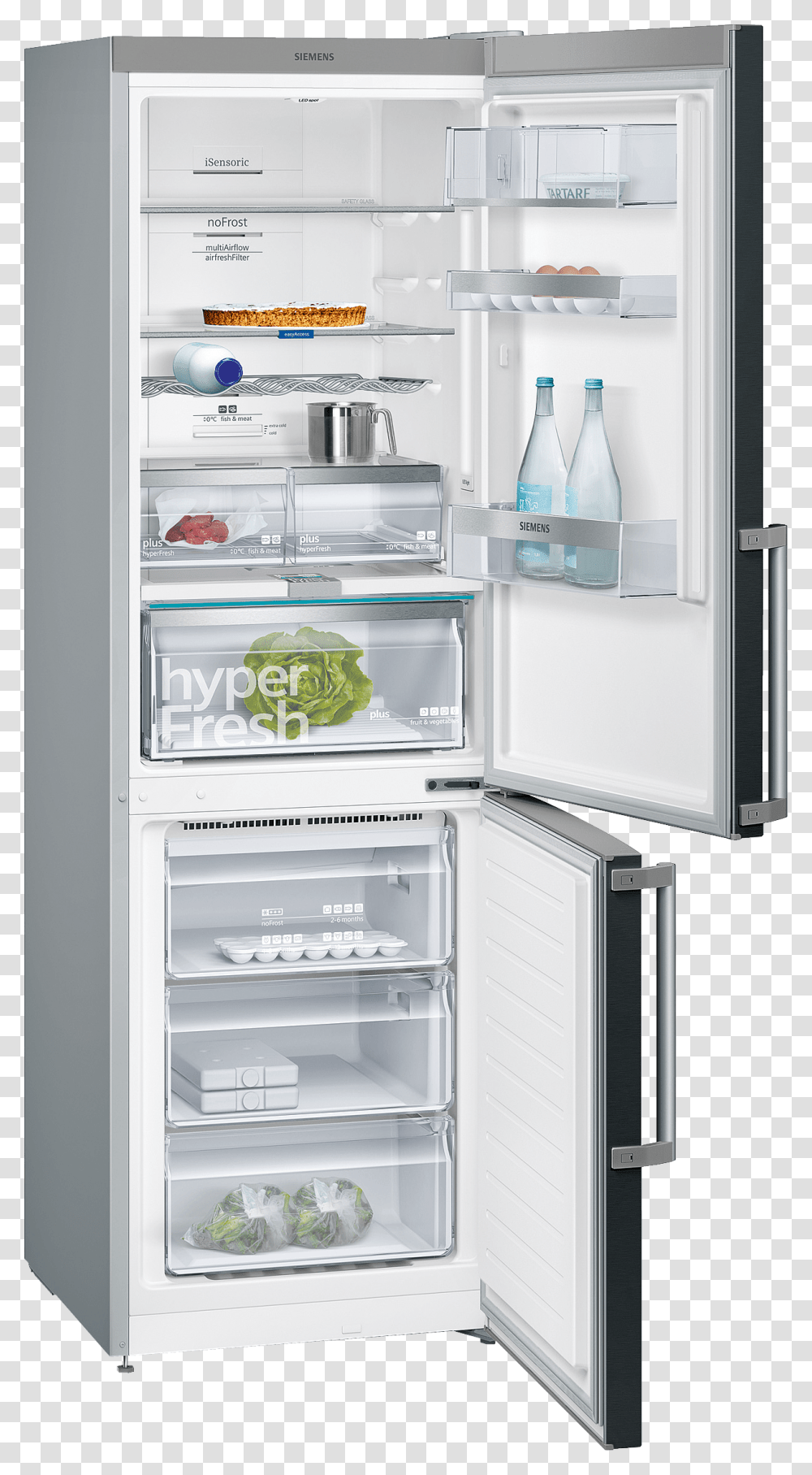 Fridge Freezer Download Siemens, Appliance, Refrigerator Transparent Png