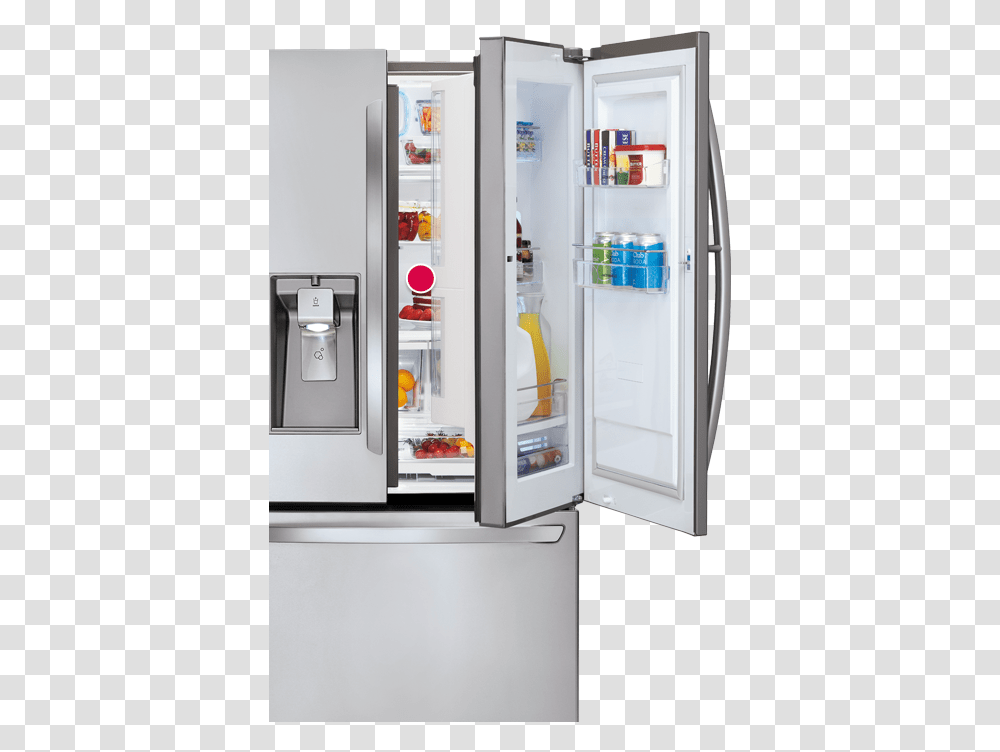 Fridge Open, Refrigerator, Appliance Transparent Png