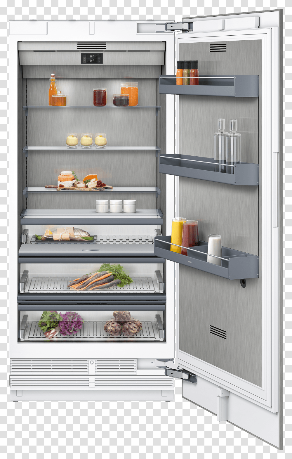 Fridge Top View, Appliance, Refrigerator, Shelf Transparent Png