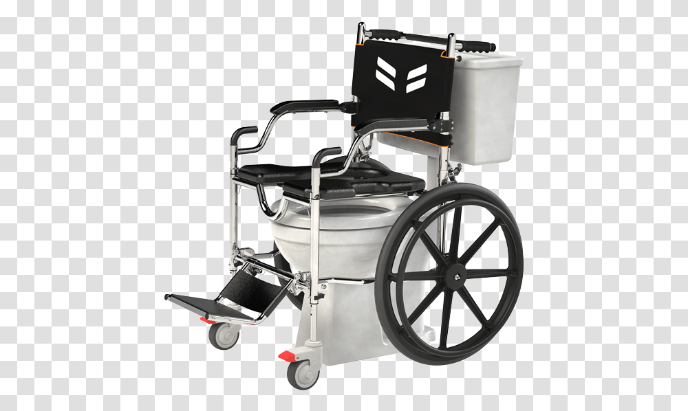 Frido Waterproof Commode Wheelchair Docking On The Stand Up Paralysis, Furniture, Machine, Lawn Mower, Tool Transparent Png