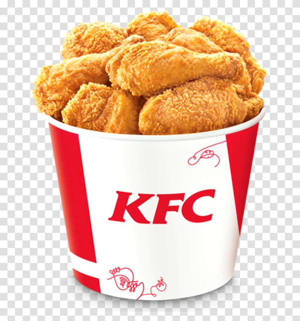 Fried Chicken Bucket, Food, Nuggets, Ketchup Transparent Png