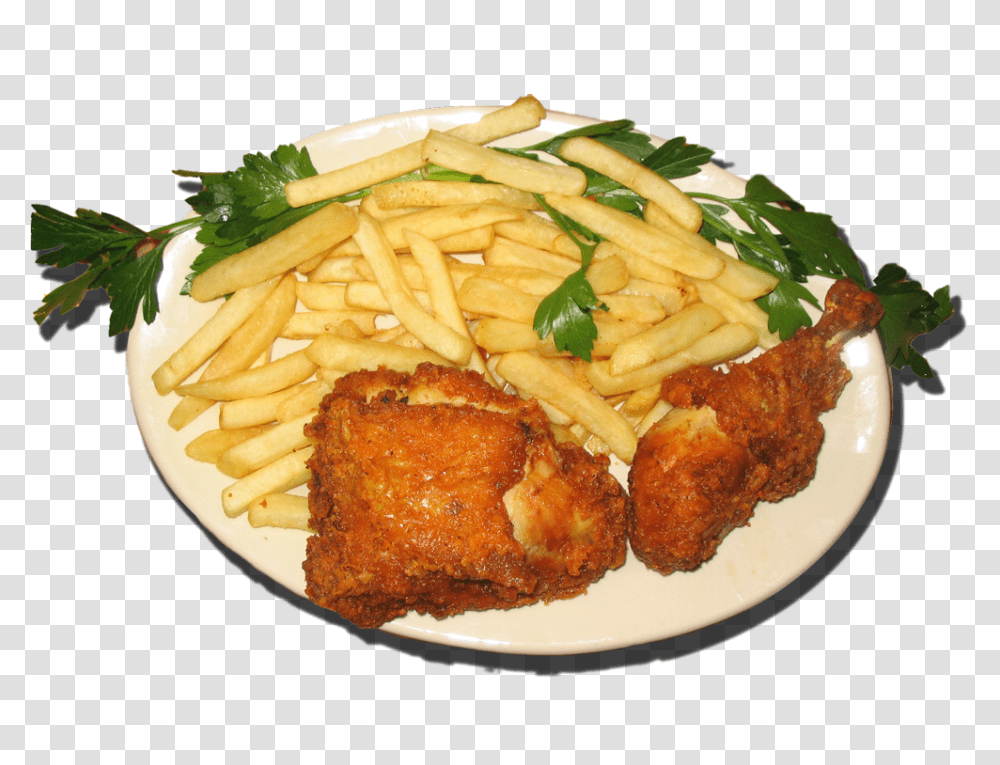 Fried Chicken El Comal, Fries, Food Transparent Png