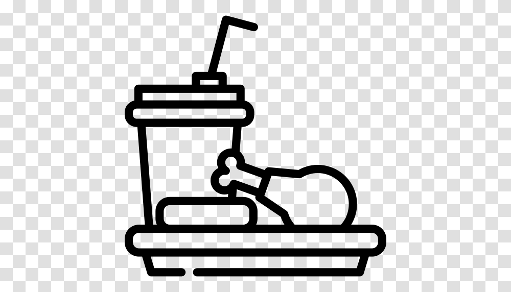 Fried Chicken Lunch Icon, Gray, World Of Warcraft Transparent Png
