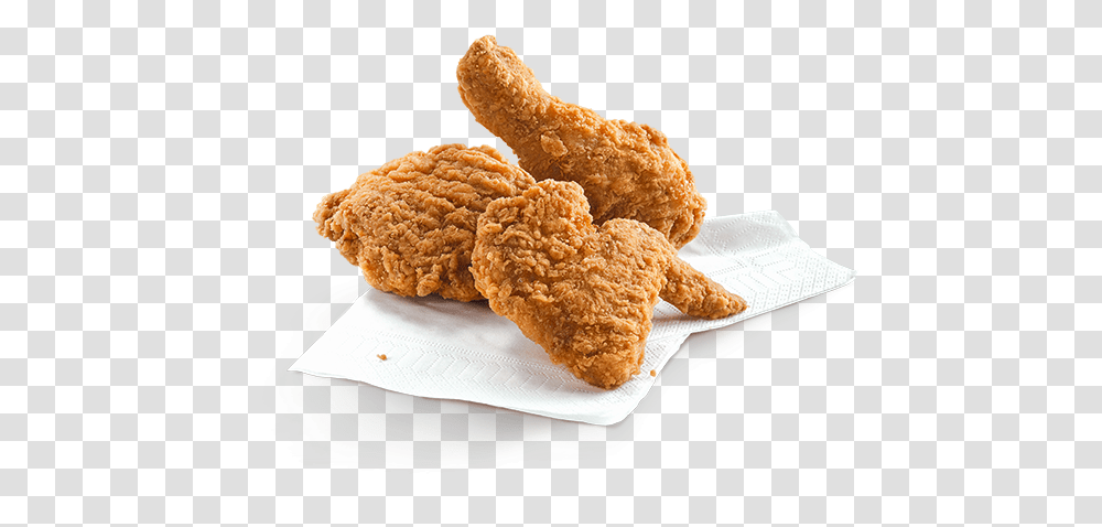 Fried Chickens 3 Pcs Fried Chicken, Food, Nuggets Transparent Png