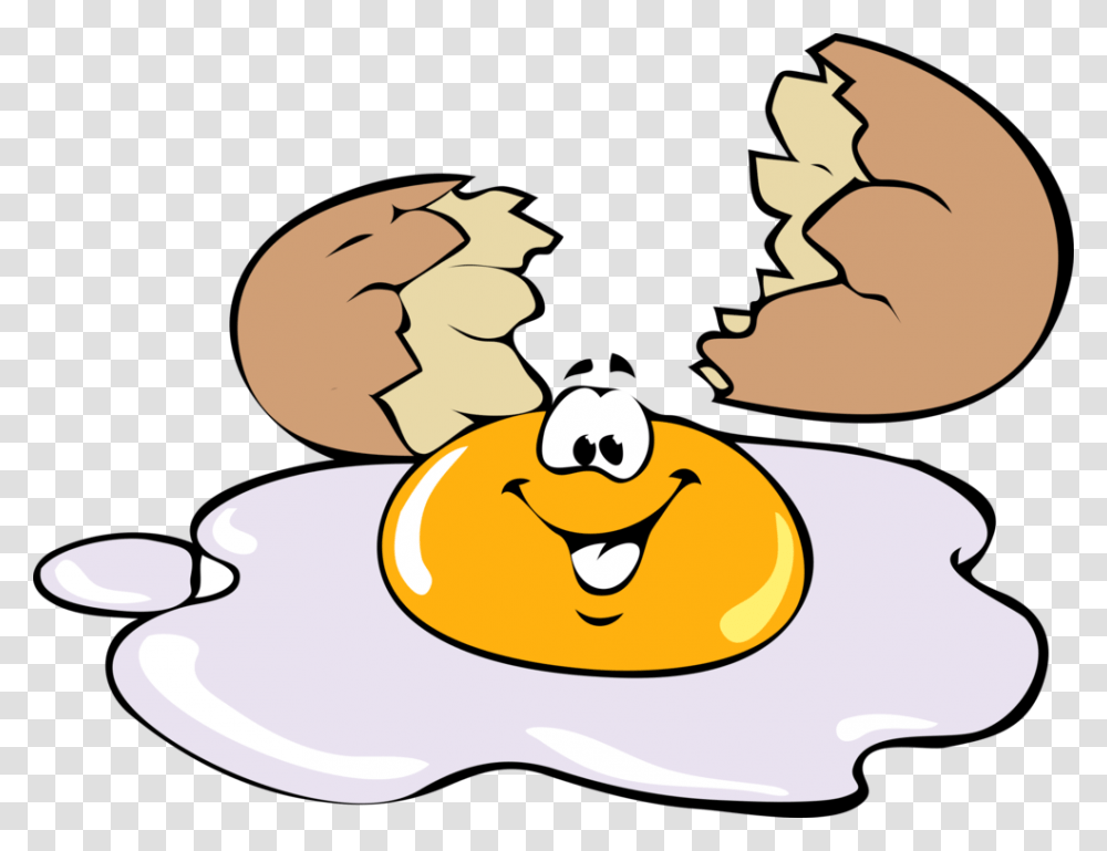 Fried Egg Chicken Egg White Eggshell, Food, Cutlery Transparent Png
