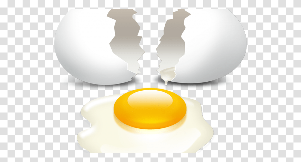 Fried Egg Clipart Egg Crack, Food, Lamp Transparent Png