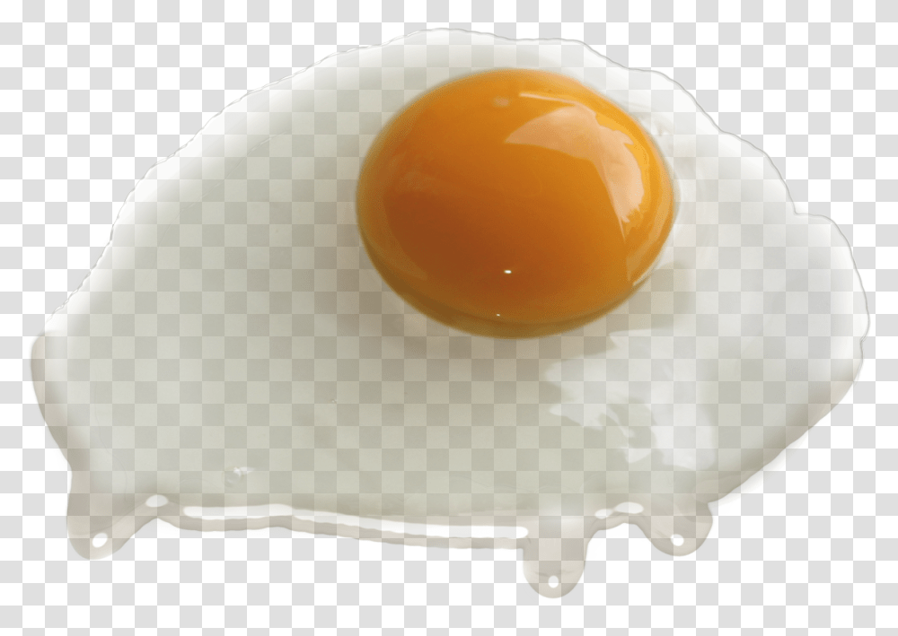 Fried Egg Egg Yolk White, Food, Helmet, Apparel Transparent Png