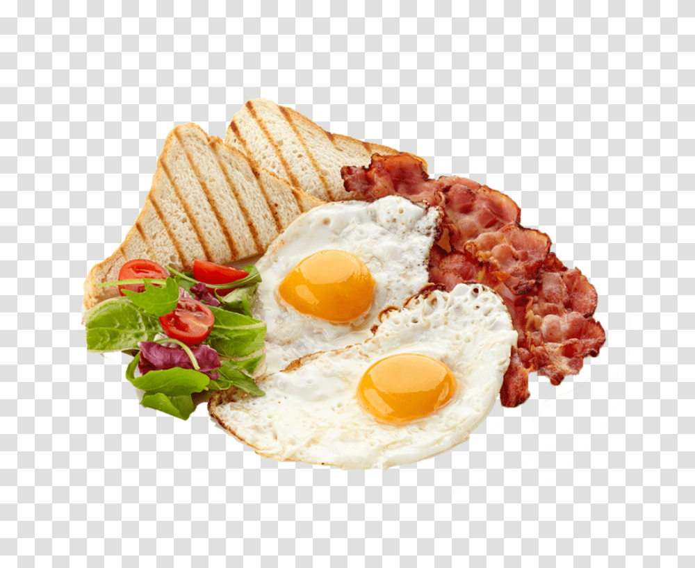 Fried Egg, Food, Breakfast, Bread, Toast Transparent Png