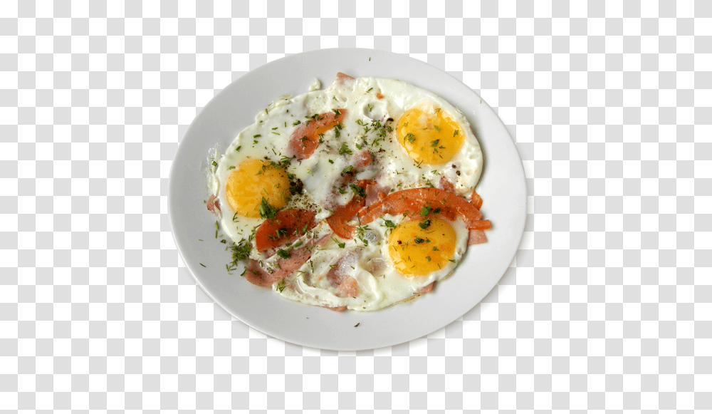 Fried Egg, Food, Breakfast, Dish, Meal Transparent Png