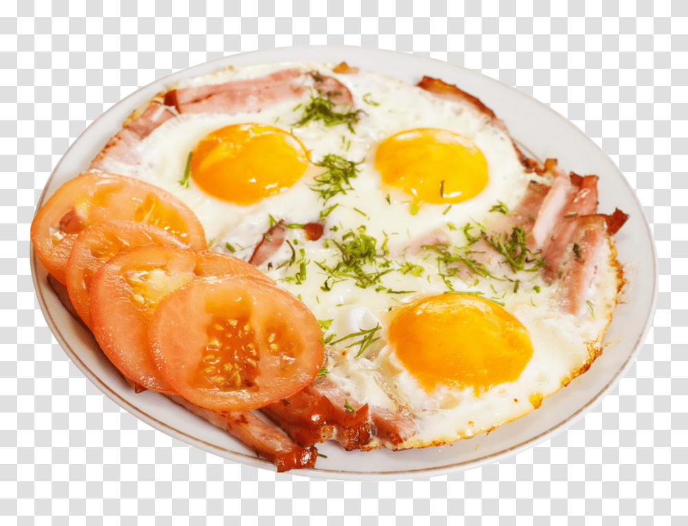 Fried Egg, Food, Dish, Meal, Breakfast Transparent Png