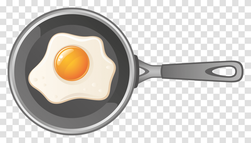 Fried Egg, Food, Frying Pan, Wok, Scissors Transparent Png