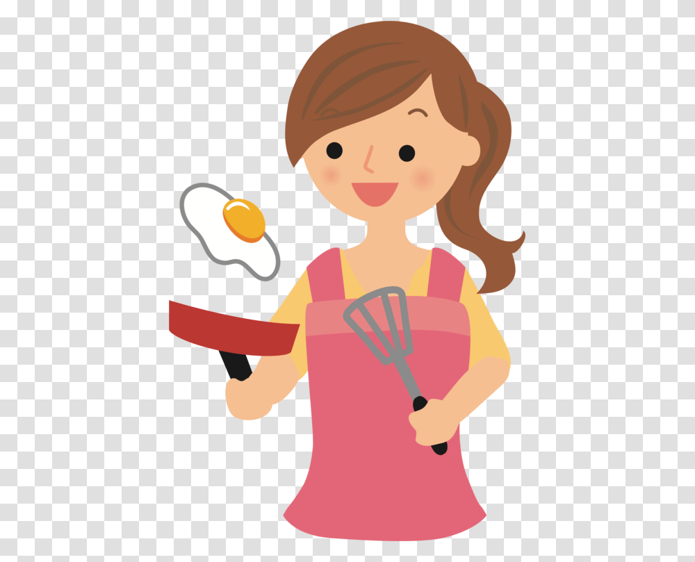 Fried Egg Frying Pan Cooking, Food, Person, Human, Girl Transparent Png
