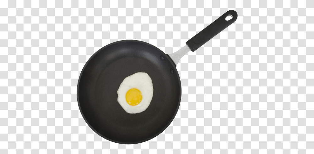 Fried Egg Frying Pan Fried Bread Cooking Pan Frying Egg, Food, Wok, Spoon, Cutlery Transparent Png
