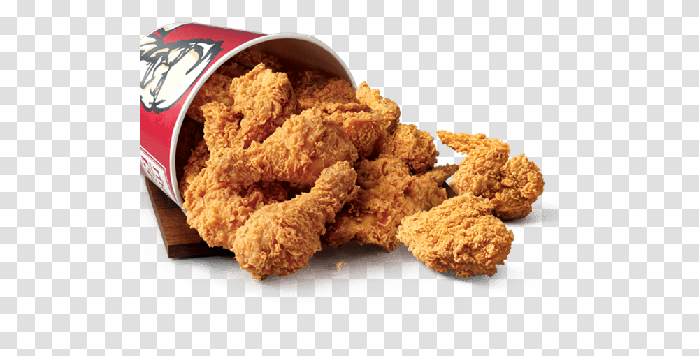 Fried Kfc Chicken Bucket, Fried Chicken, Food, Nuggets, Animal Transparent Png