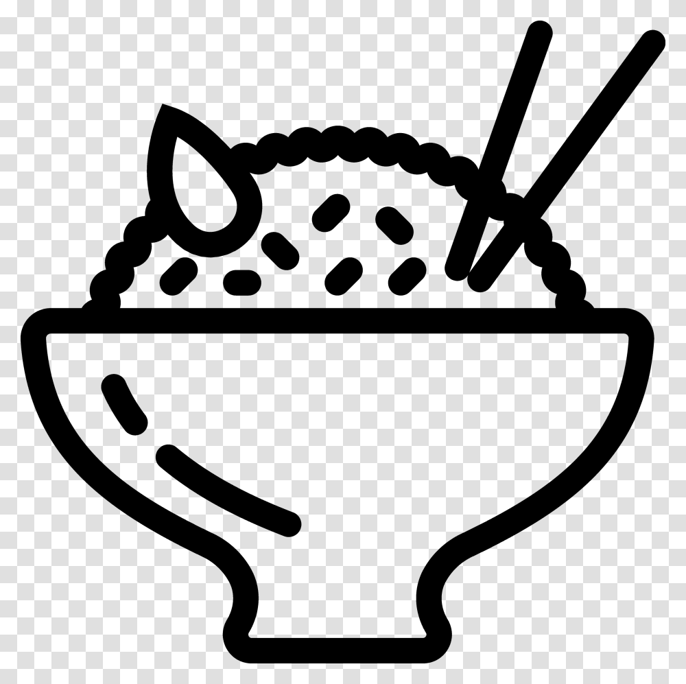 Fried Rice Black And White, Gray, World Of Warcraft Transparent Png