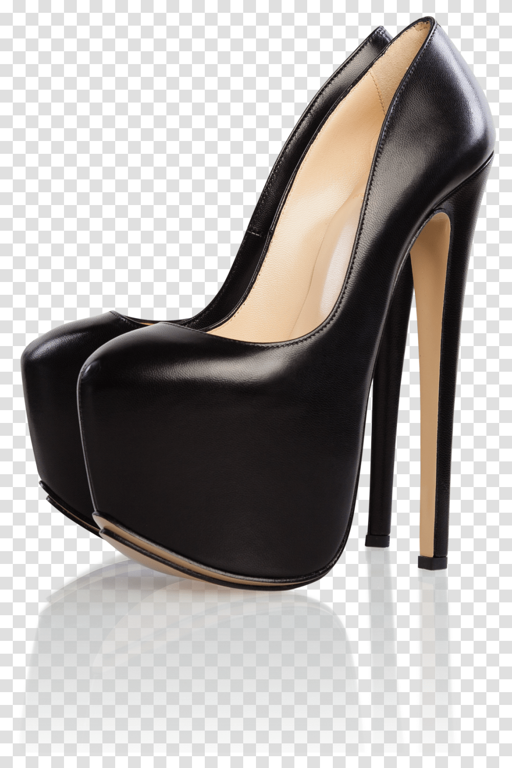 Frieda 180 Kid Black High Heels Shoes High Heels 180 Heels, Apparel, Footwear, Chair Transparent Png