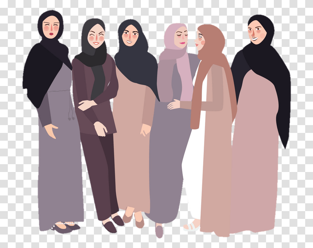 Friend Hijab Icon Icon Best Friend, Person, Fashion, Wedding Transparent Png