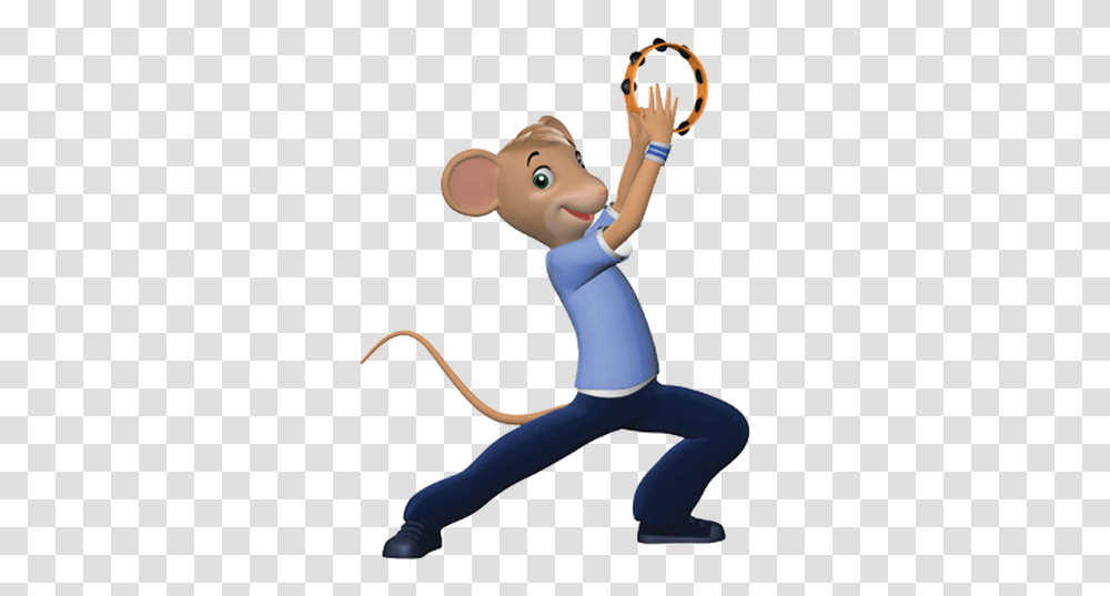 Friend Marco Making Music Stickpng Angelina Ballerina Marco, Person, Figurine, Toy, Mammal Transparent Png