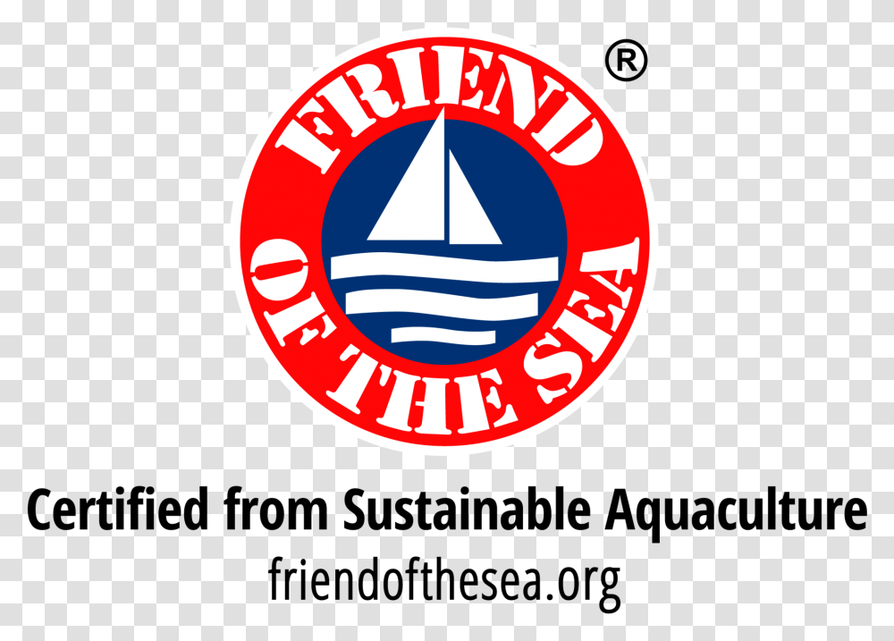 Friend Of The Sea Has Certified The Scottish Salmon Friend Of The Sea, Logo, Trademark, Transportation Transparent Png