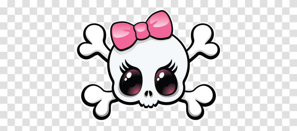 Friendify Girly Skull For Facebook Amazoncouk Appstore Girly Skull And Crossbones, Stencil, Sunglasses, Accessories, Accessory Transparent Png