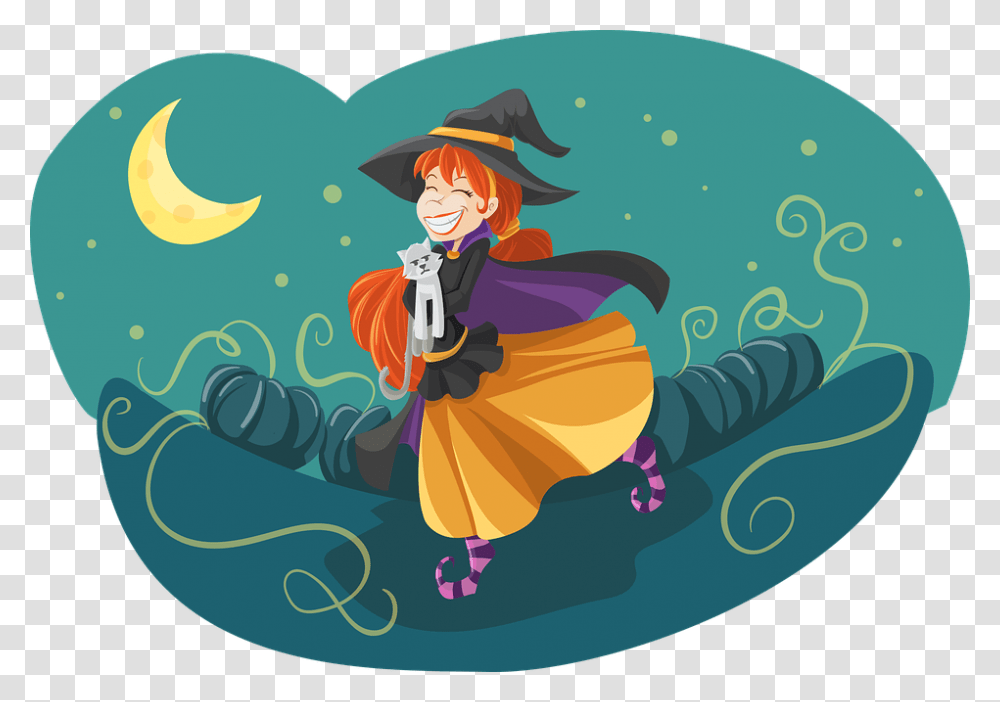 Friendly Witch Image, Person, Performer, Meal Transparent Png