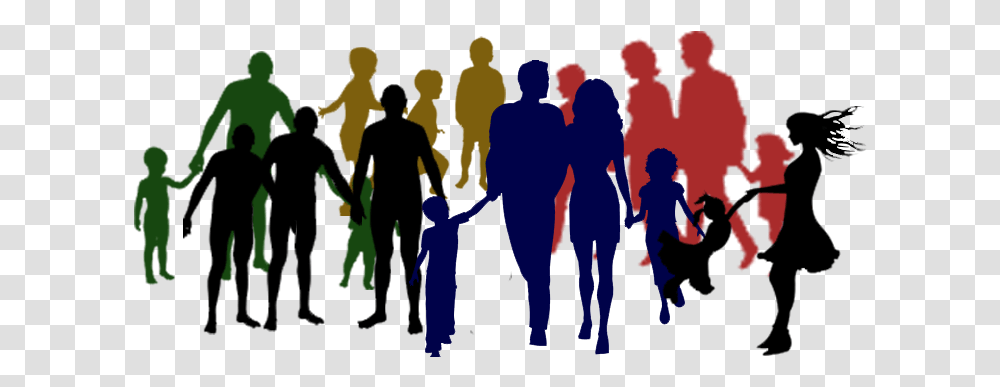 Friends And Family Clipart, Person, People, Crowd, Silhouette Transparent Png