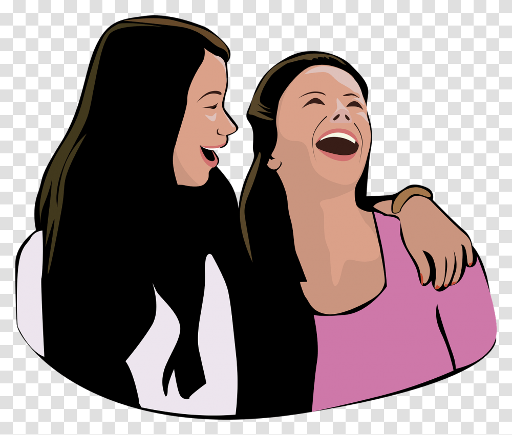 Friends Background, Face, Person, Female, Laughing Transparent Png