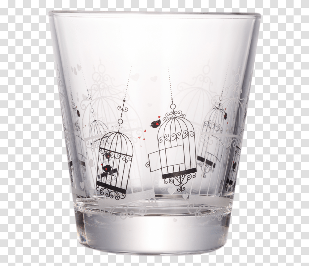Friends Bird Cage Water Glass Cage Full Size Cage, Alcohol, Beverage, Drink, Goblet Transparent Png