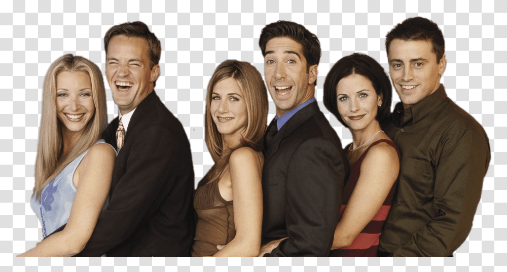 Friends Cast Group Of Friends, Person, Dating, Tie, Accessories Transparent Png