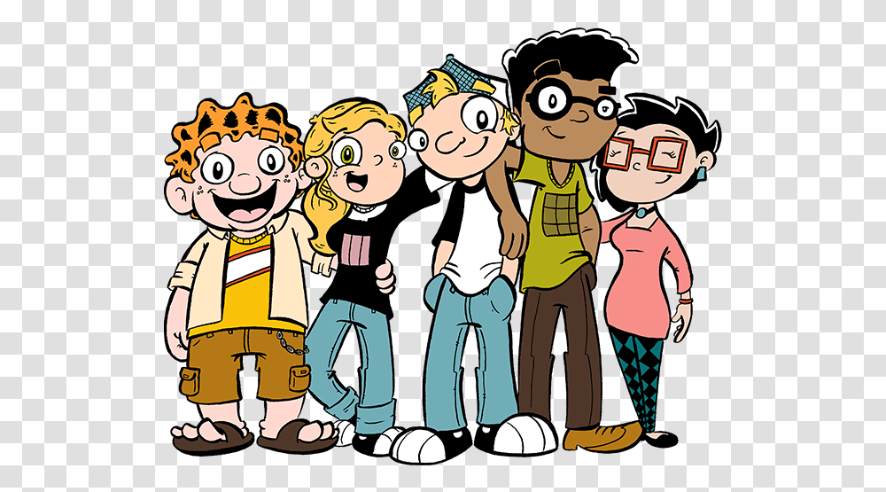 Friends Clipart High School Student High School Friends Cartoon, Person, People, Family, Crowd Transparent Png