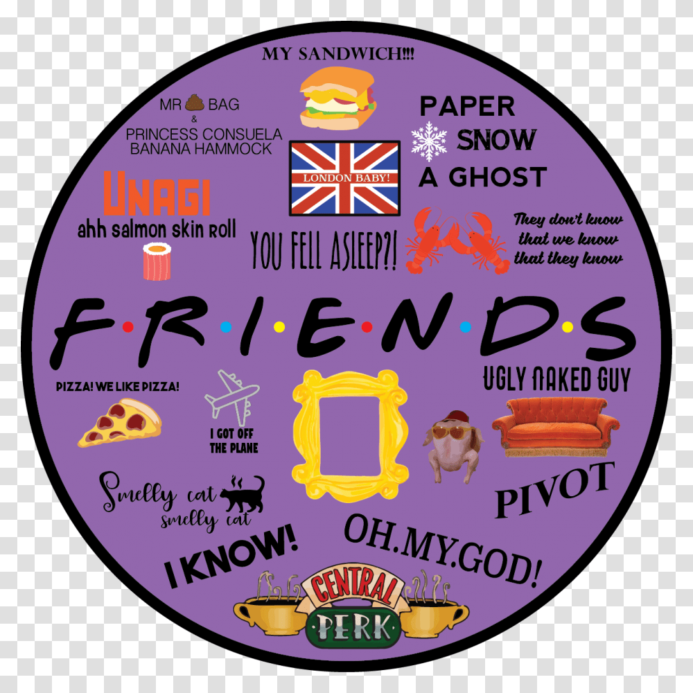 Friends, Disk, Dvd, Diagram, Label Transparent Png