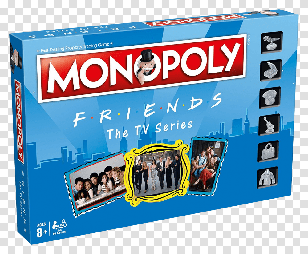 Friends Edition By Winning Moves, Advertisement, Person, Poster, Flyer Transparent Png