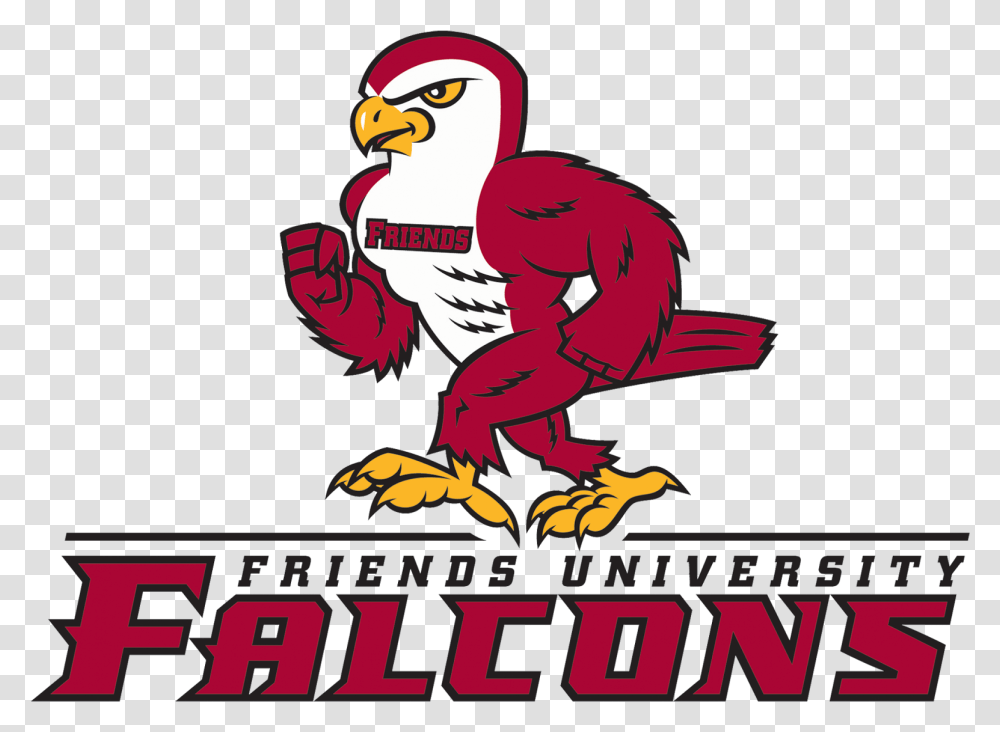Friends Falcons Baseball Wiki Fandom Friends University Athletics Logo, Vulture, Bird, Animal, Wildlife Transparent Png