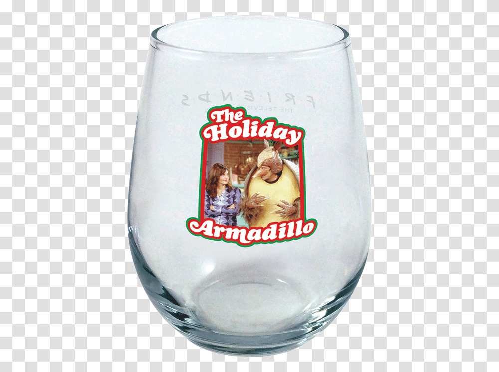 Friends Holiday Armadillo Stemless Wine Glass Holiday Armadillo, Person, Beverage, Alcohol, Beer Transparent Png
