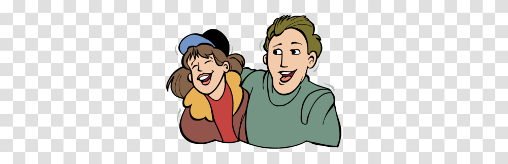Friends Laughing Together Clipart, Person, People, Plant, Face Transparent Png