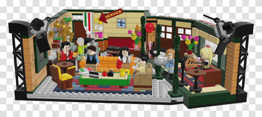 Friends Lego Set, Neighborhood, Urban, Building, Person Transparent Png