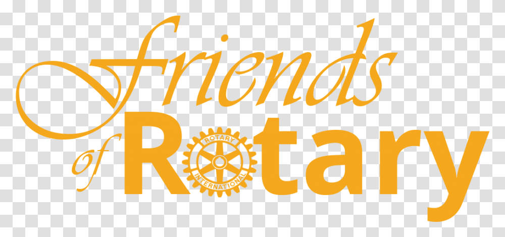 Friends Of Rotary Logo Friends Of Rotary, Alphabet, Label, Word Transparent Png