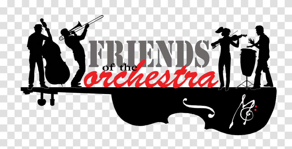Friends Of The Orchestra, Person, Silhouette, Musician Transparent Png