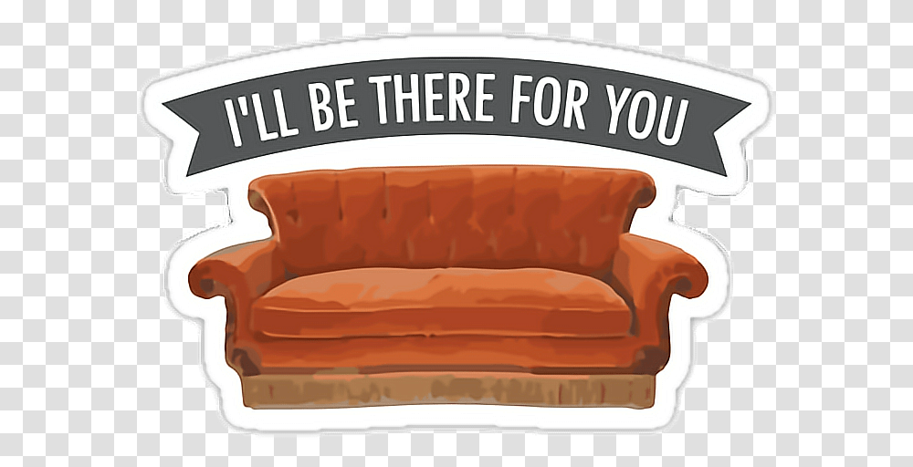 Friends Sign Tv Show, Couch, Furniture, Crib Transparent Png