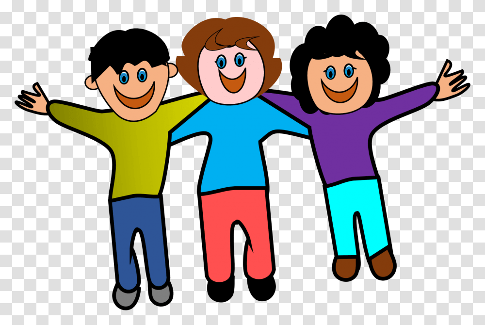 Friends Together Cliparts, Hand, Drawing Transparent Png