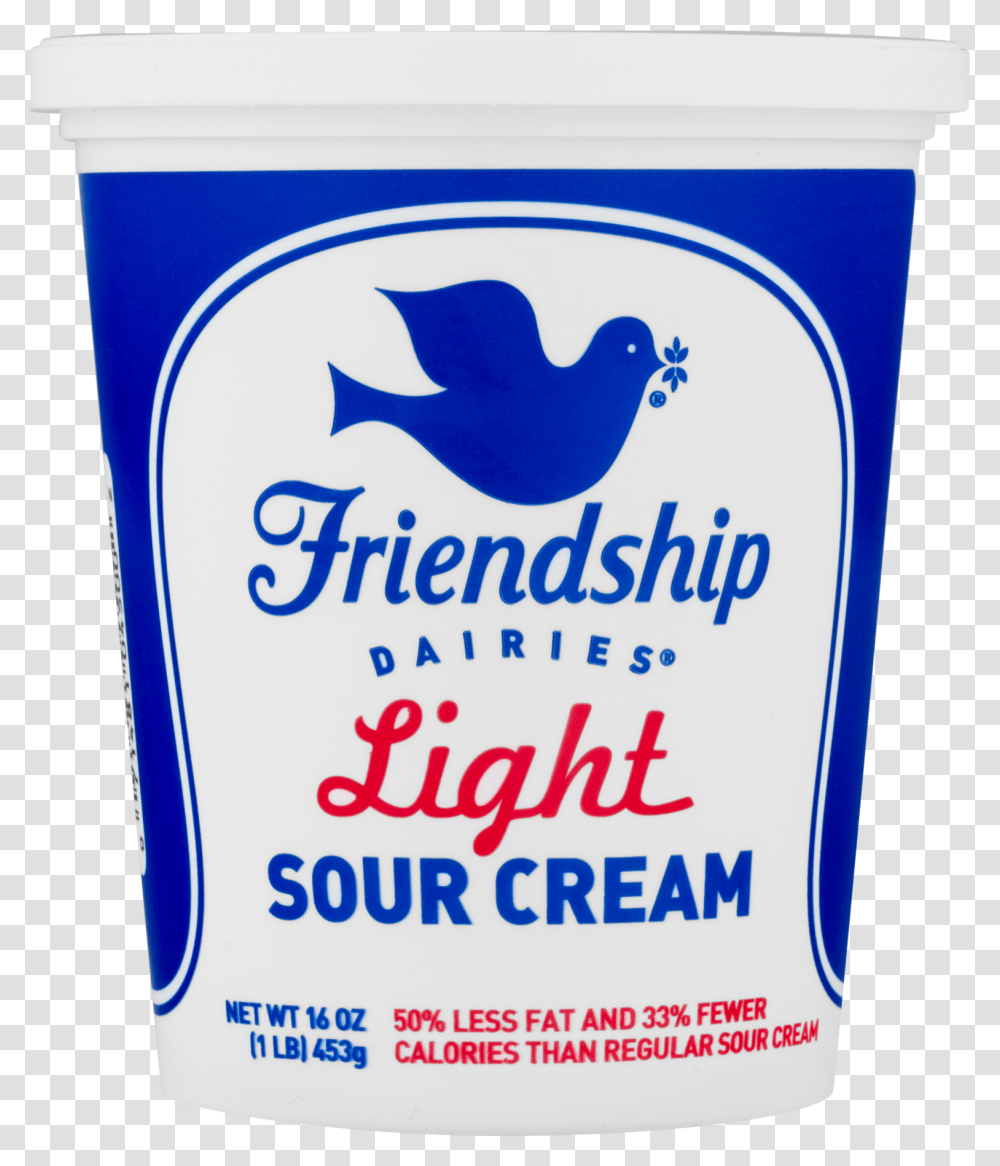 Friendship Dairies Light Sour Cream 16 Friendship Dairies, Dessert, Food, Yogurt, Bird Transparent Png