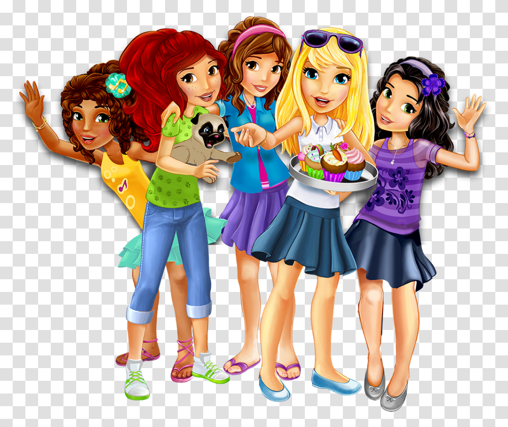 Friendship Day Images Lego Friends, Person, Skirt, Toy Transparent Png